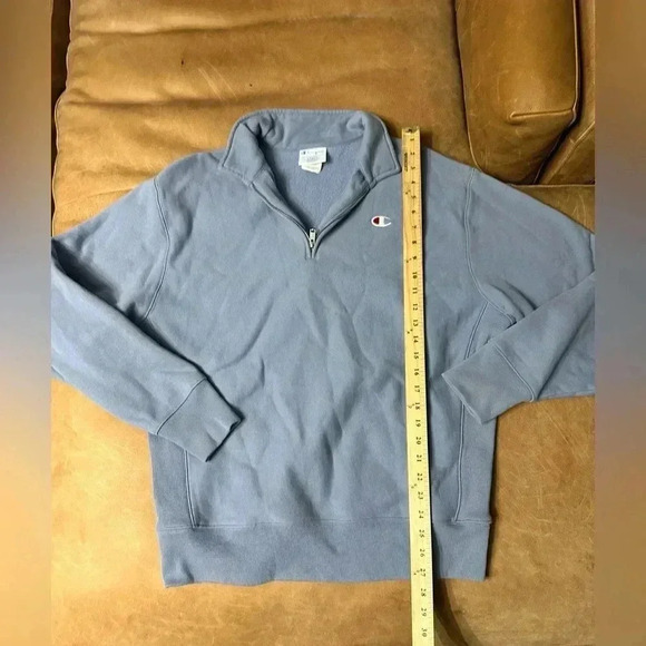 Champion Women's Oversized Reverse Weave 1/4 Zip Size Large - Picture 6 of 8